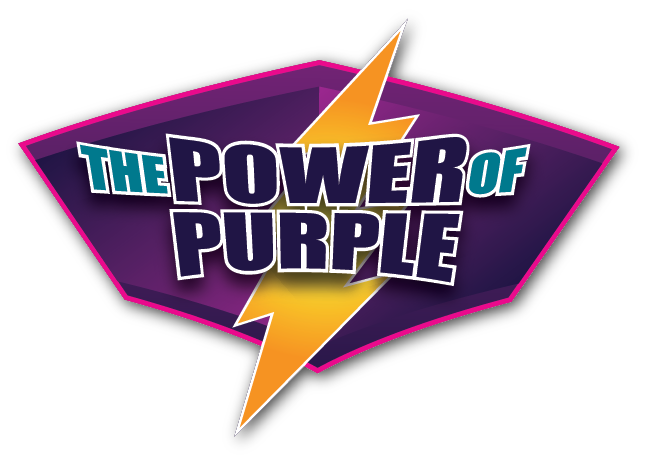 Power of Purple, logo for conference theme