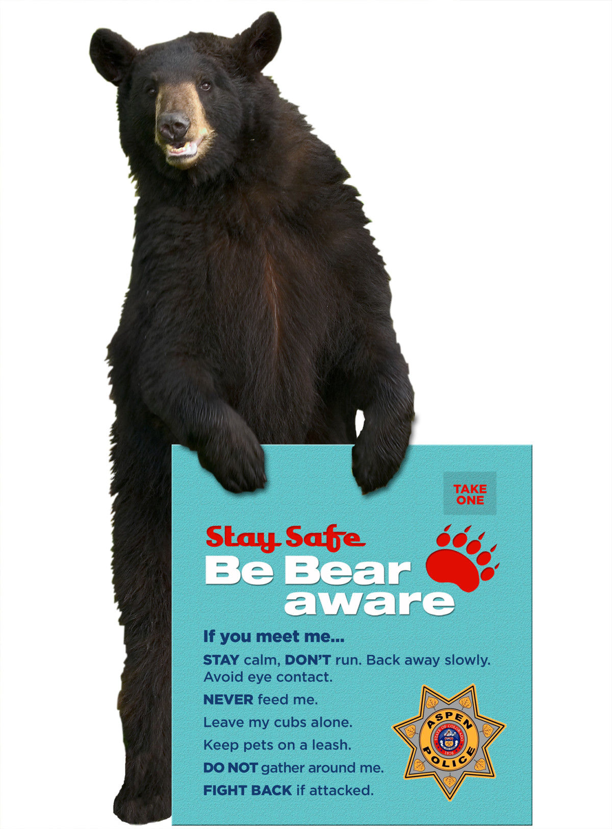 Aspen Police PSA for bear safety.